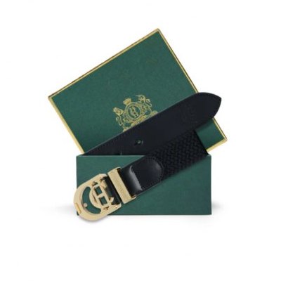 Holland Cooper Stirrup Heritage Belt - Black Crystal Holland Cooper Stirrup Heritage Belt - Black Crystal