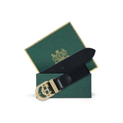 Holland Cooper Stirrup Heritage Belt - Black Holland Cooper Stirrup Heritage Belt - Black
