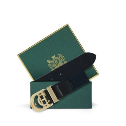 Holland Cooper Stirrup Heritage Belt - Ink Navy Holland Cooper Stirrup Heritage Belt - Ink Navy
