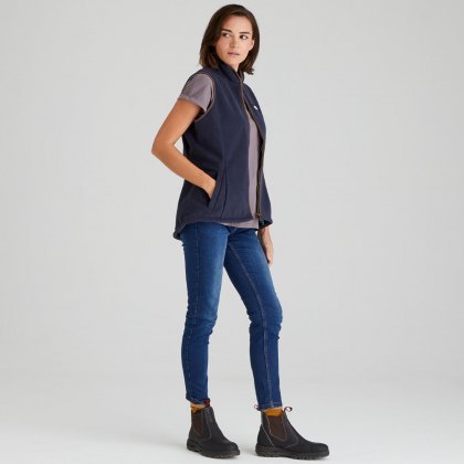 Ridgeline Womens Kodiak Fleece Gilet - Navy Ridgeline Womens Kodiak Fleece Gilet - Navy