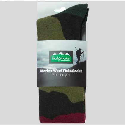 Ridgeline Merino Wool Socks (Full) - Berry Stripes Ridgeline Merino Wool Socks (Full) - Berry Stripes