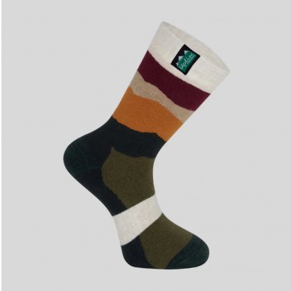 Ridgeline Merino Wool Socks (Mid) - Berry Stripes Ridgeline Merino Wool Socks (Mid) - Berry Stripes
