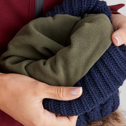 Ridgeline Nordic Fleck Bobble Hat - Navy Ridgeline Nordic Fleck Bobble Hat - Navy