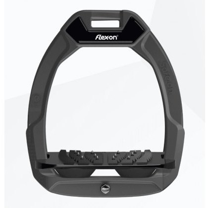 Flex-on Safe-On Stirrups - Dark Grey/Black/Black
