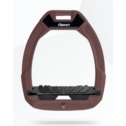 Flex-on Safe-On Stirrups - Brown/Black/Black Flex-on Safe-On Stirrups - Brown/Black/Black