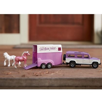 Breyer Unicorn Land Rover & Trailer