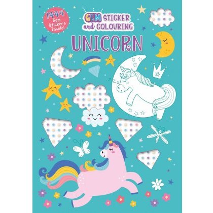 Jenkinsons Unicorn Gem Sticker & Colouring Book Jenkinsons Unicorn Gem Sticker & Colouring Book