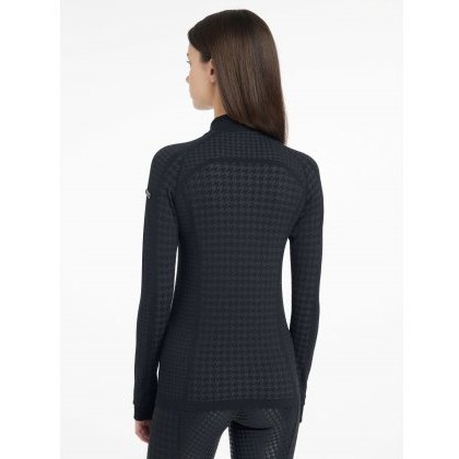 LeMieux Aspen Houndstooth Quarter Zip Top LeMieux Aspen Houndstooth Quarter Zip Top