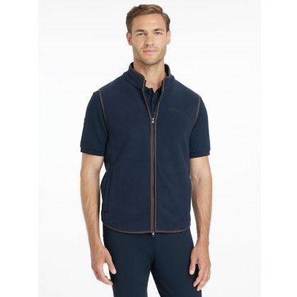 LeMieux Mens Fleece Gilet - Navy
