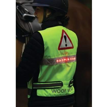 Woof Wear LED Junior Hi Vis Riding Vest Woof Wear LED Junior Hi Vis Riding Vest