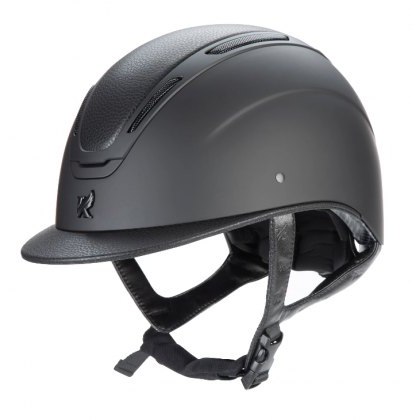 Shires Karben Amity LTHR Riding Hat - Black Shires Karben Amity LTHR Riding Hat - Black