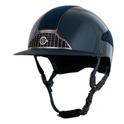 Gatehouse Oxer Riding Hat - Regular Peak - Navy Gatehouse Oxer Riding Hat - Regular Peak - Navy