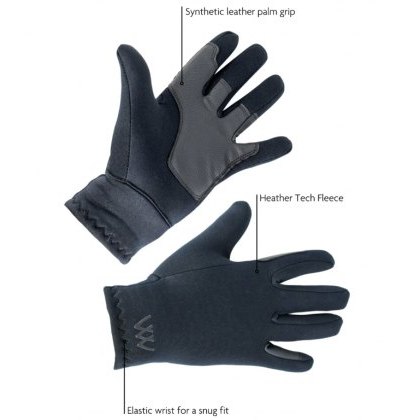 Woof Wear Young Riders Fleece Riding Glove - Black Woof Wear Young Riders Fleece Riding Glove - Black