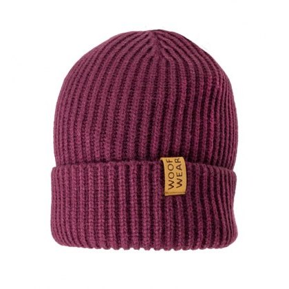 Woof Wear Ribbed Beanie - Plum Woof Wear Ribbed Beanie - Plum