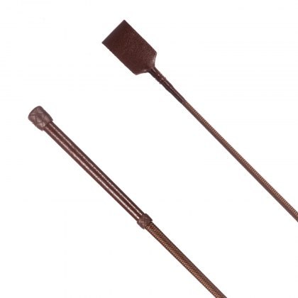 Country Direct Plain Leather Handle Riding Whip