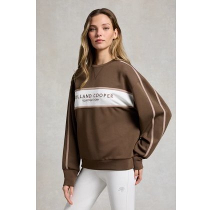 Holland Cooper Equestrian Crew Neck Sweat - Chestnut Holland Cooper Equestrian Crew Neck Sweat - Chestnut
