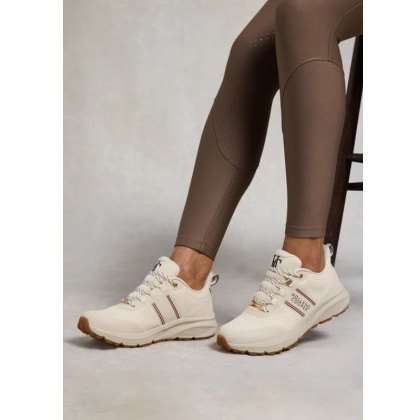 Holland Cooper Burghley Waterproof Trainer - Ecru Holland Cooper Burghley Waterproof Trainer - Ecru
