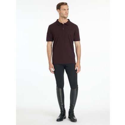 LeMieux Men's Classique Polo Shirt - Damson LeMieux Men's Classique Polo Shirt - Damson