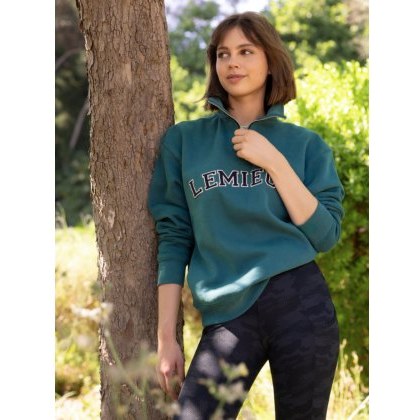 LeMieux Kelsie Quarter Neck Sweat - Jungle LeMieux Kelsie Quarter Neck Sweat - Jungle