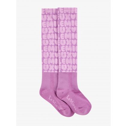 LeMieux Footsie Socks - Bubble Font Fondant