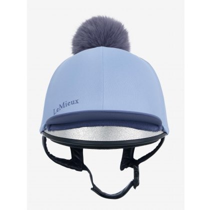 LeMieux Classique Pom Hat Silk - Powder Blue LeMieux Classique Pom Hat Silk - Powder Blue