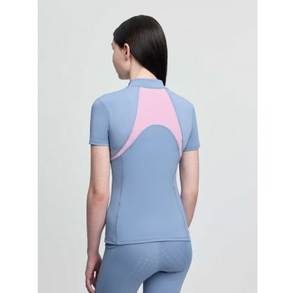 LeMieux Young Rider Mia Mesh Base Layer - Powder Blue LeMieux Young Rider Mia Mesh Base Layer - Powder Blue