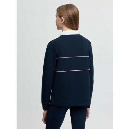 LeMieux Young Rider Riley Rugby Shirt - Navy LeMieux Young Rider Riley Rugby Shirt - Navy
