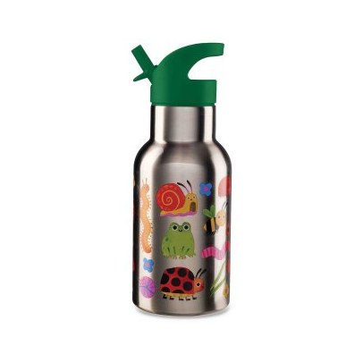 Hippychick Crocodile Creek Stainless Bottle - Garden Friends Hippychick Crocodile Creek Stainless Bottle - Garden Friends