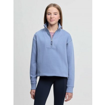 LeMieux Young Rider Vianne 1/4 Zip - Powder Blue LeMieux Young Rider Vianne 1/4 Zip - Powder Blue