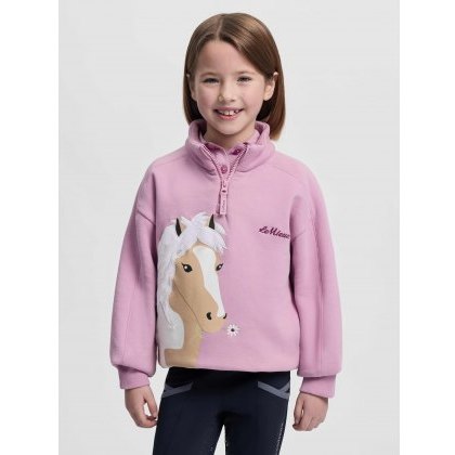 LeMieux Mini Quinn 1/4 Zip Sweat - Fondant LeMieux Mini Quinn 1/4 Zip Sweat - Fondant