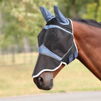 Shires FlyGuard Pro Air Motion Fly Mask with Ears & Nose Shires FlyGuard Pro Air Motion Fly Mask with Ears & Nose