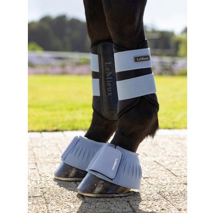 LeMieux Rubber Bell Boots - Powder Blue LeMieux Rubber Bell Boots - Powder Blue