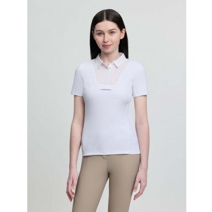 LeMieux Junior Short Sleeve Primrose Show Shirt - White LeMieux Junior Short Sleeve Primrose Show Shirt - White