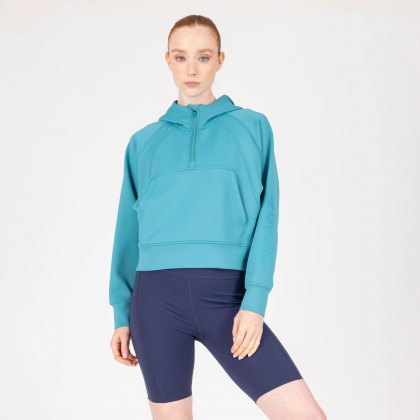 Shires Aubrion React 1/4 Zip Hoodie - Haze