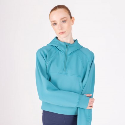 Shires Aubrion React 1/4 Zip Hoodie - Haze
