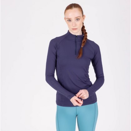 Shires Aubrion React Long Sleeve Base Layer - Midnight