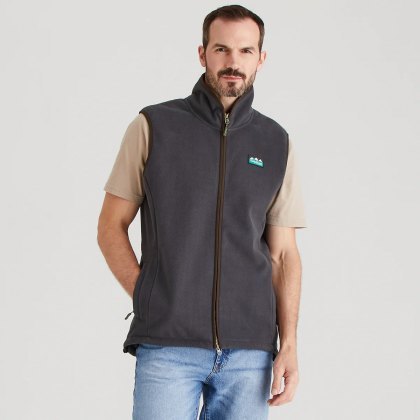 Ridgeline Mens Kodiak Fleece Gilet - Shale