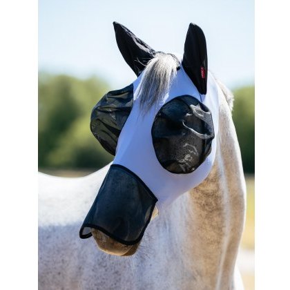 LeMieux Bug Relief Full Fly Mask - Powder Blue LeMieux Bug Relief Full Fly Mask - Powder Blue