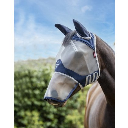LeMieux ArmourShield Pro Full Fly Mask - Navy LeMieux ArmourShield Pro Full Fly Mask - Navy