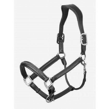 LeMieux Leather Crystal Headcollar -Black