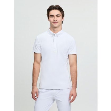 LeMieux Mens Short Sleeve Show Shirt - White LeMieux Mens Short Sleeve Show Shirt - White