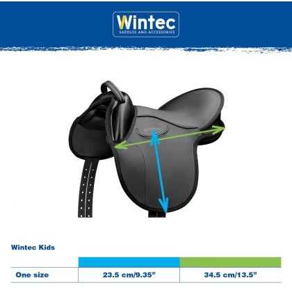 Wintec Kids Saddle Pack Pony Saddle - Black Wintec Kids Saddle Pack Pony Saddle - Black