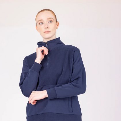 Shires Aubrion React 1/4 Zip Sweat - Midnight Shires Aubrion React 1/4 Zip Sweat - Midnight