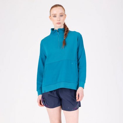 Shires Aubrion React 1/4 Zip Sweat - Kingfisher Shires Aubrion React 1/4 Zip Sweat - Kingfisher