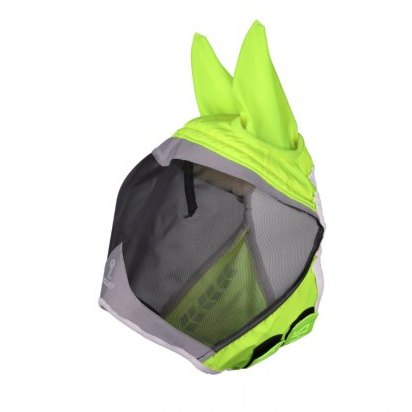 Shires FlyGuard Pro Hi-Vis Fine Mesh Fly Mask with Ears Shires FlyGuard Pro Hi-Vis Fine Mesh Fly Mask with Ears
