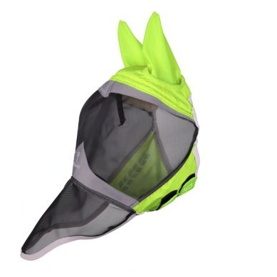 Shires FlyGuard Pro Hi-Vis Fine Mesh Fly Mask w/ Ears & Nose Shires FlyGuard Pro Hi-Vis Fine Mesh Fly Mask w/ Ears & Nose
