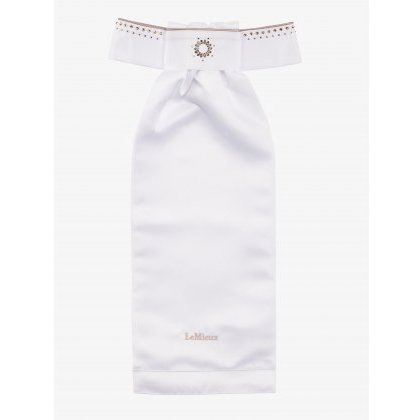 LeMieux Brilliance Stock - White/Espresso LeMieux Brilliance Stock - White/Espresso