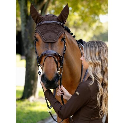 LeMieux Brilliance Fly Hood - Espresso LeMieux Brilliance Fly Hood - Espresso