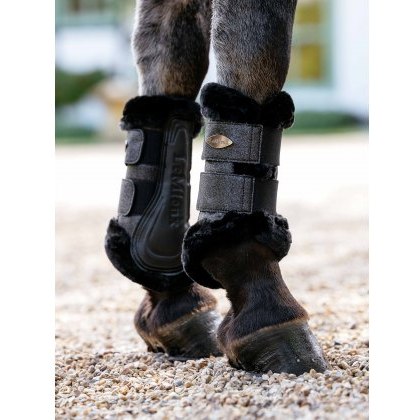 LeMieux Brilliance Fleece Brushing Boot - Black LeMieux Brilliance Fleece Brushing Boot - Black