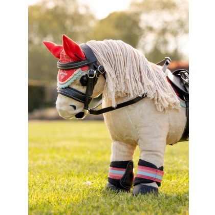 LeMieux Harlow Toy Pony Fly Hood - Coral Crush LeMieux Harlow Toy Pony Fly Hood - Coral Crush